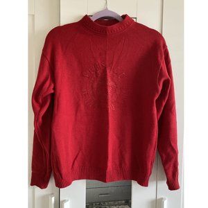 Versace Red Women Sweater Top Size S